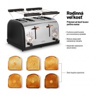 Lauben 4 Slice Toaster 1500BC