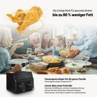 Lauben DualZone® Air Fryer 8000BC